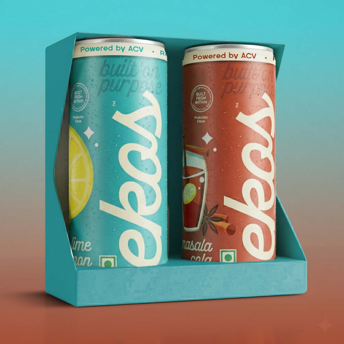 EKOS Prebiotic Reset Soda Trial Pack - Pack of 2
