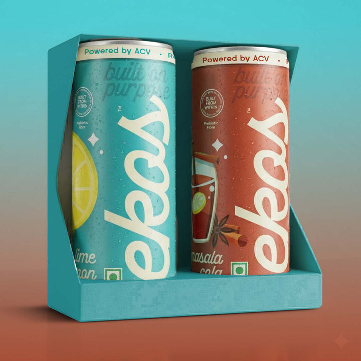 EKOS Prebiotic Reset Soda Trial Pack - Pack of 2